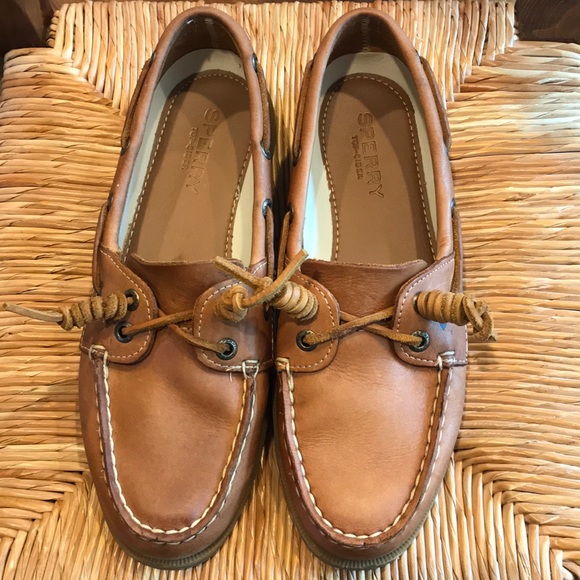 Sperry Topsider Leather Boat Shoes 